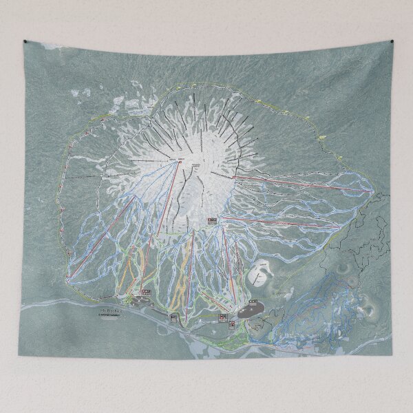 Item preview, Mt Bachelor Resort Trail Map designed and sold by Mapsynergy.
