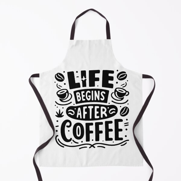 Item preview, Life Begins After Coffee – Hand Drawn Coffee Typography Illustration designed and sold by Lulunza.