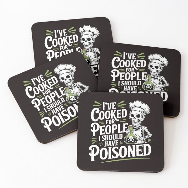 Item preview, I've Cooked for People I Should Have Poisoned – Funny Food Joke Art designed and sold by Redgiant87x.