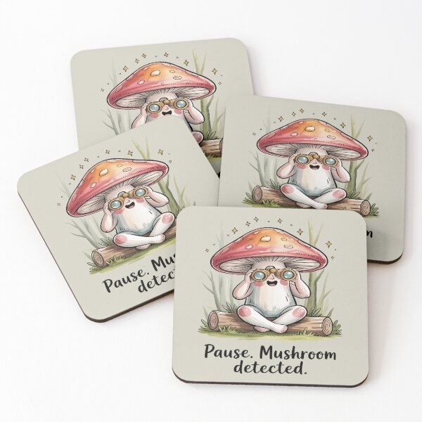 Item preview, Mushroom hunting – Mushroom lovers - Mycology - Fungi – Fungus - Tinder conk - conk mushrooms – cottagore - Fomes fomentarius - Hoof fungus - Tinder fungus - mushroom spotting - Wild mushrooms designed and sold by JansenGS.