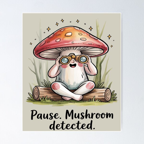 Item preview, Mushroom hunting – Mushroom lovers - Mycology - Fungi – Fungus - Tinder conk - conk mushrooms – cottagore - Fomes fomentarius - Hoof fungus - Tinder fungus - mushroom spotting - Wild mushrooms designed and sold by JansenGS.