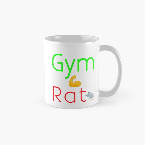 Item preview, Gym Rat Funny Workout T-Shirt Design with Muscular Rat Emoji designed and sold by Faali950.