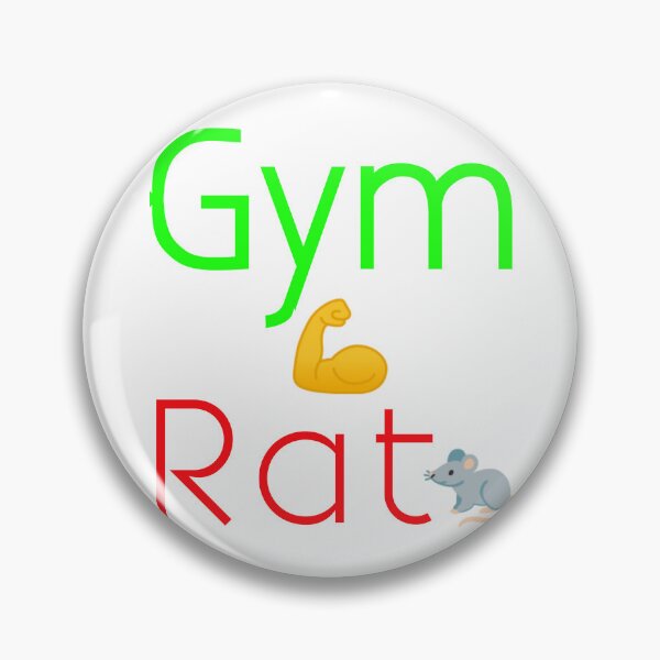 Item preview, Gym Rat Funny Workout T-Shirt Design with Muscular Rat Emoji designed and sold by Faali950.