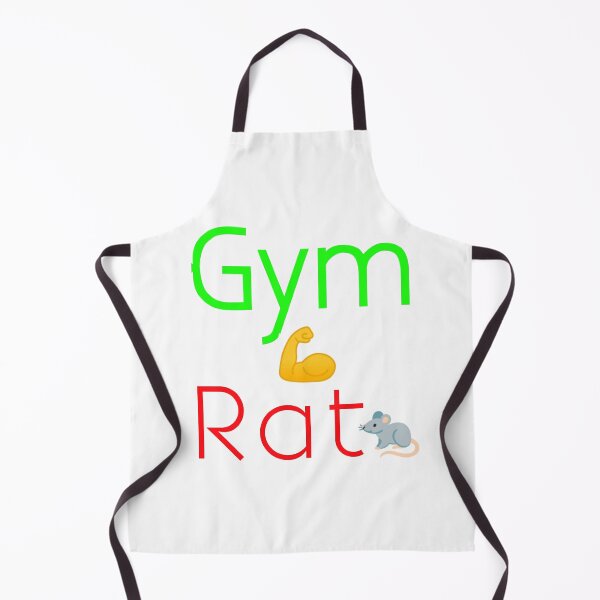 Item preview, Gym Rat Funny Workout T-Shirt Design with Muscular Rat Emoji designed and sold by Faali950.