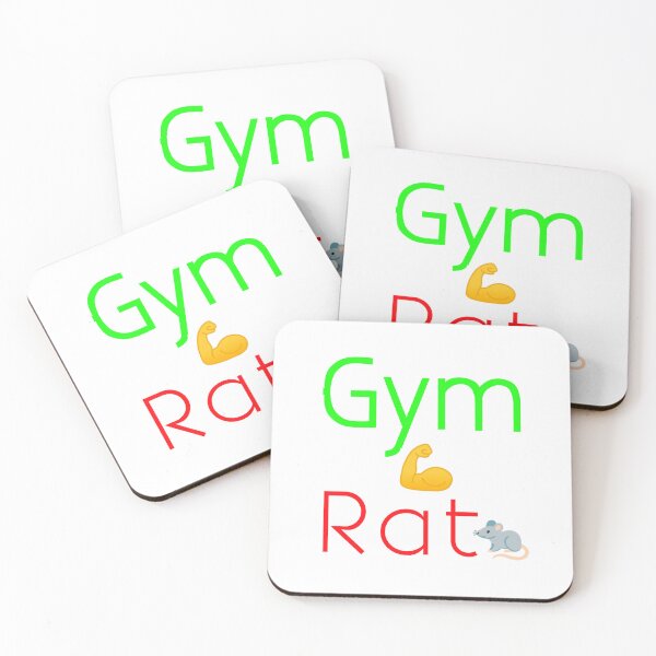 Item preview, Gym Rat Funny Workout T-Shirt Design with Muscular Rat Emoji designed and sold by Faali950.