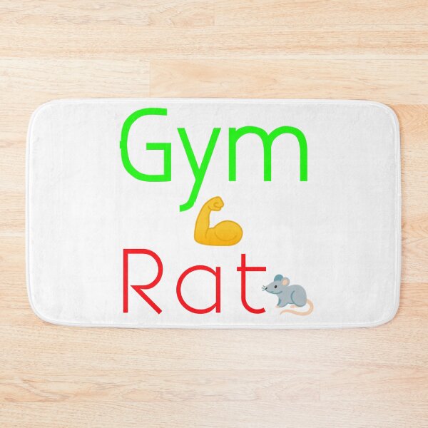 Item preview, Gym Rat Funny Workout T-Shirt Design with Muscular Rat Emoji designed and sold by Faali950.