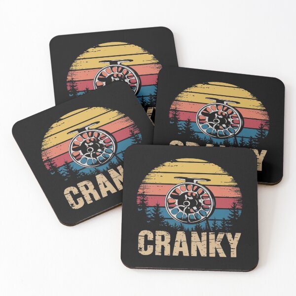 Item preview, Cranky Fishing Reel Pun Humor Fishermen  designed and sold by CombatTask.