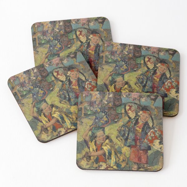 Item preview, Kite Flying, Japan – Edward Atkinson Hornel Japonisme Childhood Scene designed and sold by Art Outlaws.