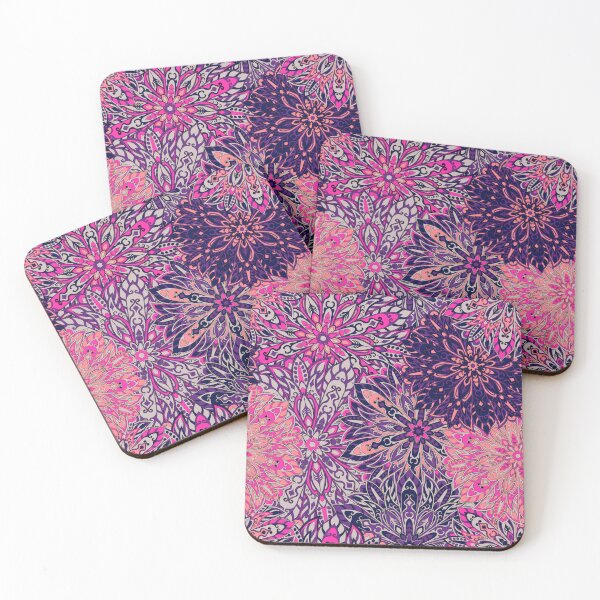Item preview, Pink Bohemian Pattern – Soft Artistic Botanical Design designed and sold by BohemiaArt.
