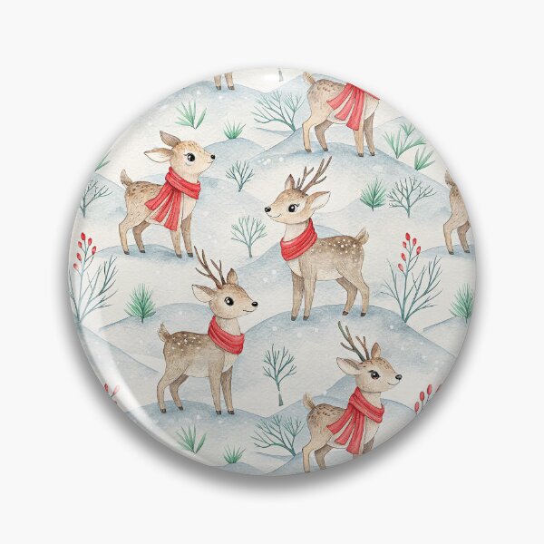 Item preview, Cute watercolor baby reindeer design for Christmas designed and sold by Merrylands Artshop.