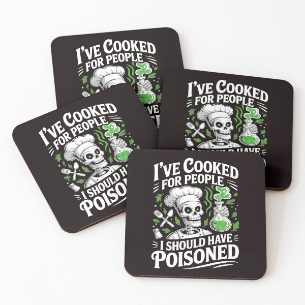 Item preview, I've Cooked for People I Should Have Poisoned – Kitchen Sarcasm Quote designed and sold by Redgiant87x.