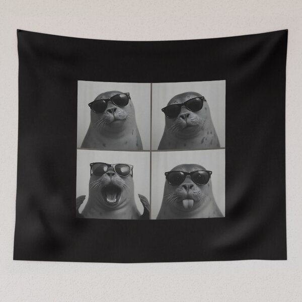 Item preview,  Photobooth Seal, Funny Animal, Seal Lover Gifts designed and sold by DesignDenDo ⭐⭐⭐⭐⭐.