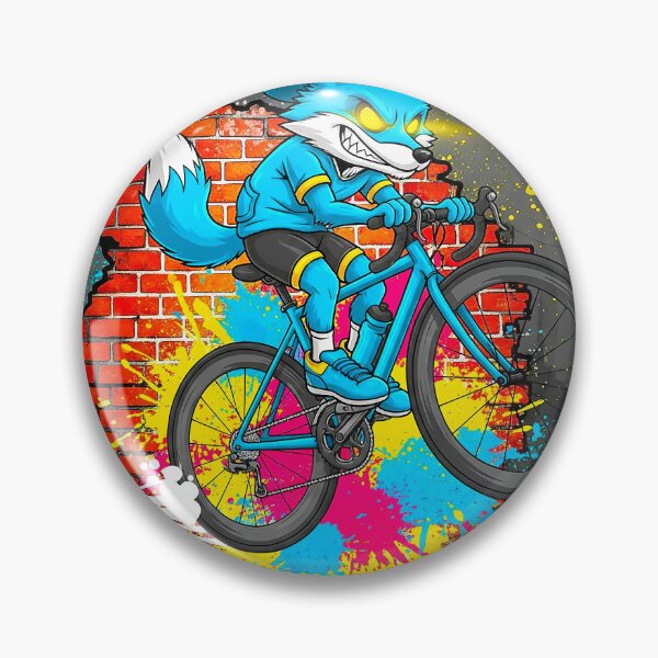 Aperçu de l'œuvre Renard cycliste créée et vendue par RICAMTP.
