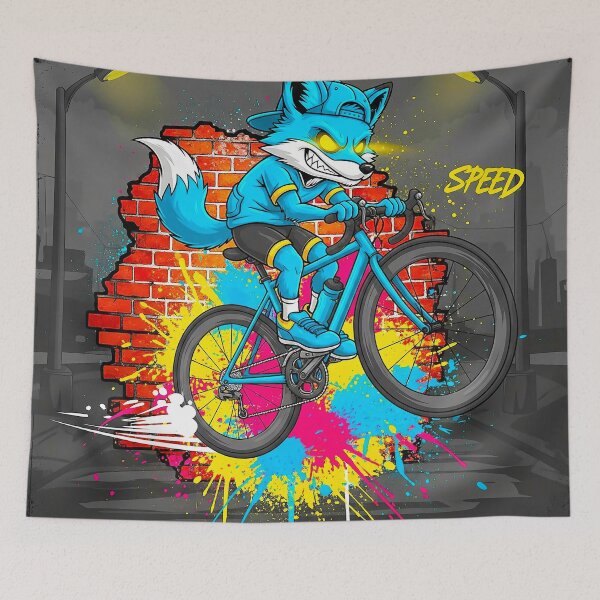 Item preview, Cycling fox designed and sold by RICAMTP.