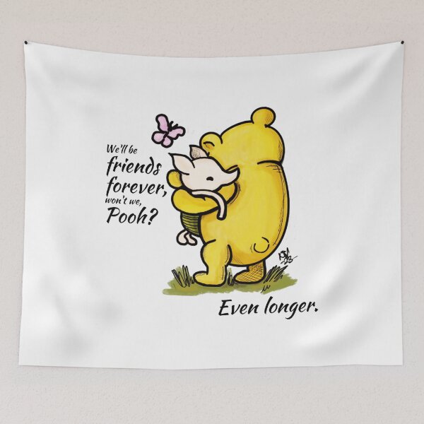 Item preview, Friends Forever - Classic Winnie The Pooh And Piglet designed and sold by LukaDoncic7.