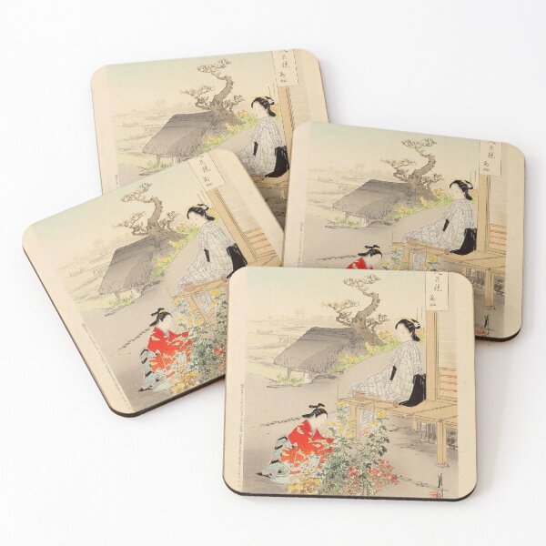 Item preview, Comparison of Beauties and Flowers – Beauties and Chrysanthemums | Ogata Gekkō designed and sold by Art Outlaws.