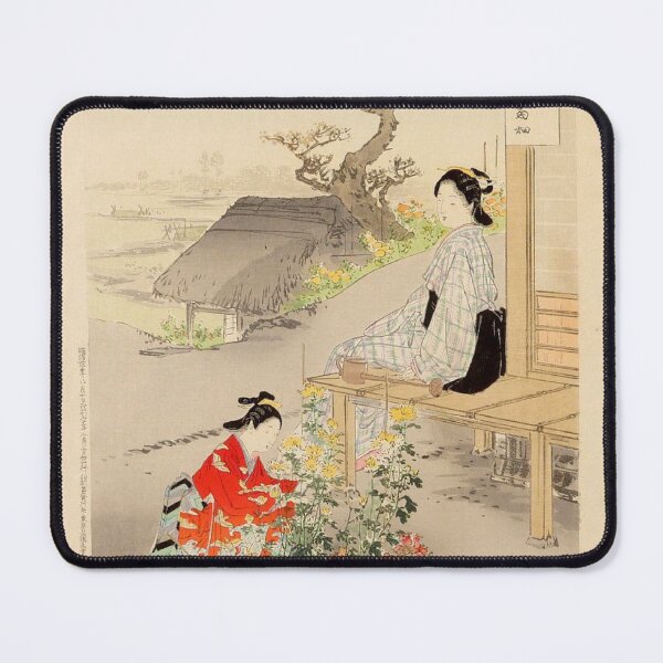 Item preview, Comparison of Beauties and Flowers – Beauties and Chrysanthemums | Ogata Gekkō designed and sold by Art Outlaws.