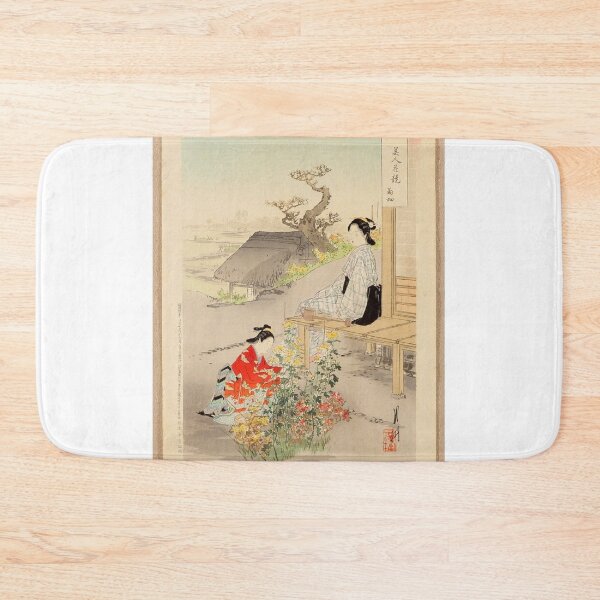 Item preview, Comparison of Beauties and Flowers – Beauties and Chrysanthemums | Ogata Gekkō designed and sold by Art Outlaws.