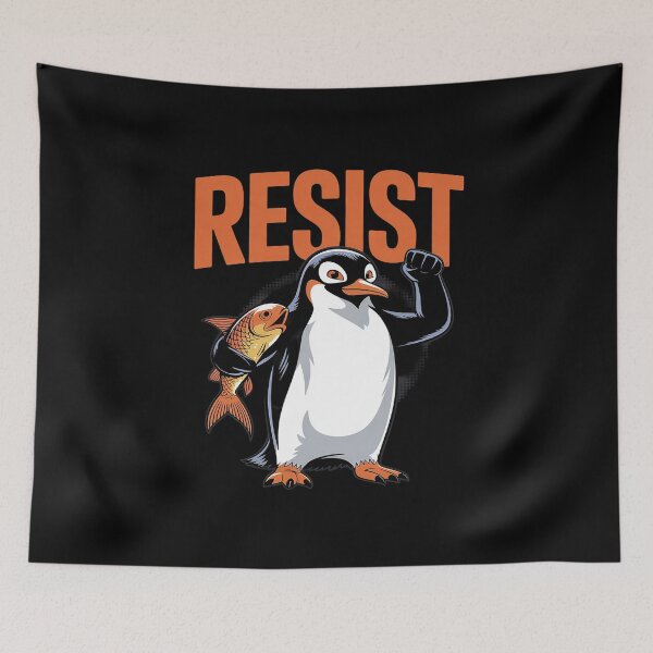 Item preview, Resist Penguin Activism 3  designed and sold by MythWoot.