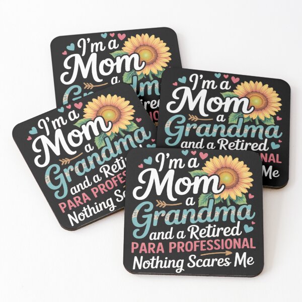 Item preview, I'm A Mom A Grandma And A Retired Paraprofessional Flowers  designed and sold by InspiredFoul.