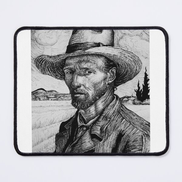 Item preview, Echoes of Solitude:Vincent van Gogh potrait designed and sold by NishantArts.