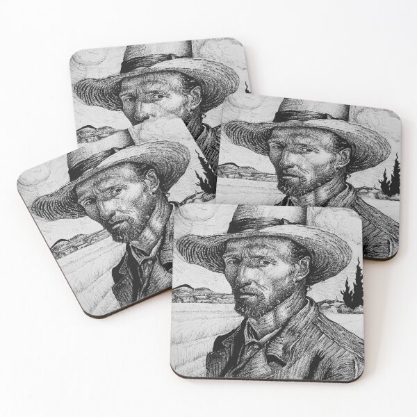 Item preview, Echoes of Solitude:Vincent van Gogh potrait designed and sold by NishantArts.