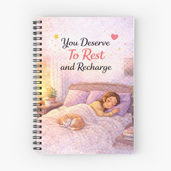 Item preview, You Deserve To Rest and Recharge – Cozy Self Care Art designed and sold by PunchDrop.