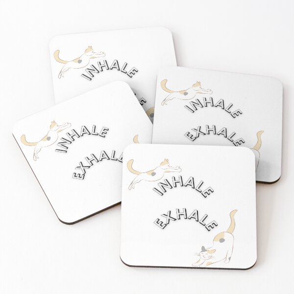 Item preview, Inhale Exhale - Minimalist Mindfulness & Yoga Quote designed and sold by MindNestQuotes.