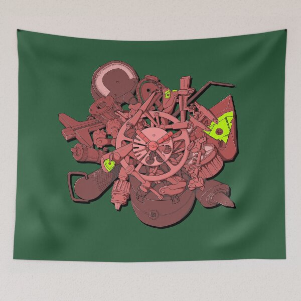 Item preview, Factory style green designed and sold by artisterik.