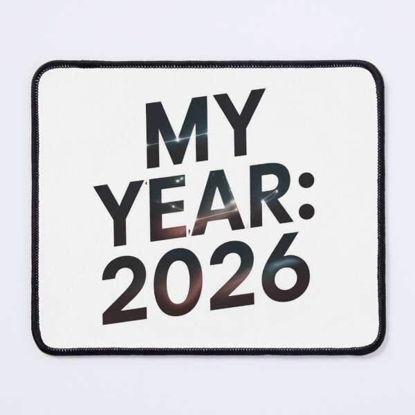 Item preview, My Year 2026 - Bold Galaxy Typography New Year Statement designed and sold by DarylWelsh2024.