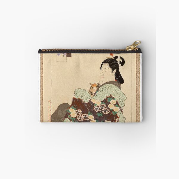 Item preview, Gekkō’s Essay (Gekkō Zuihitsu) – Courtesan and a Cat | Ogata Gekkō designed and sold by Art Outlaws.