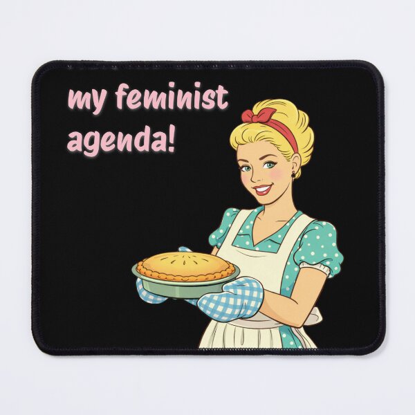 Item preview, Ask me about my feminist agenda! designed and sold by CWRevival.