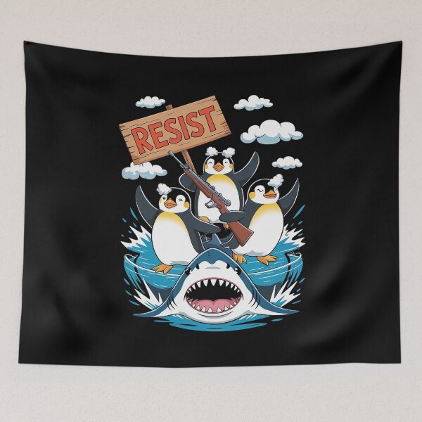 Item preview, Resist Penguin Activism 9  designed and sold by MythWoot.