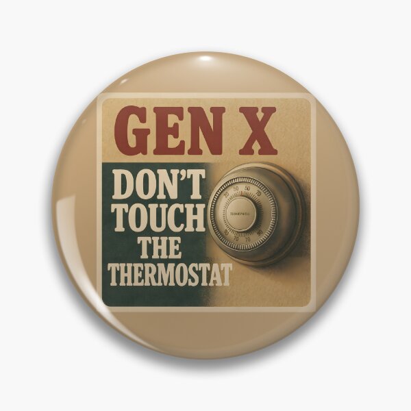 Item preview, Gen X - Don't touch the thermostat designed and sold by Dan Farsaci.