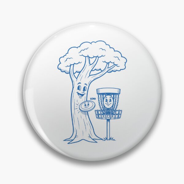 Item preview, Funny Disc Golf BONK Tree And Basket Flying Disc designed and sold by LuminOrb.