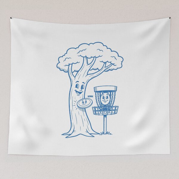 Item preview, Funny Disc Golf BONK Tree And Basket Flying Disc designed and sold by LuminOrb.