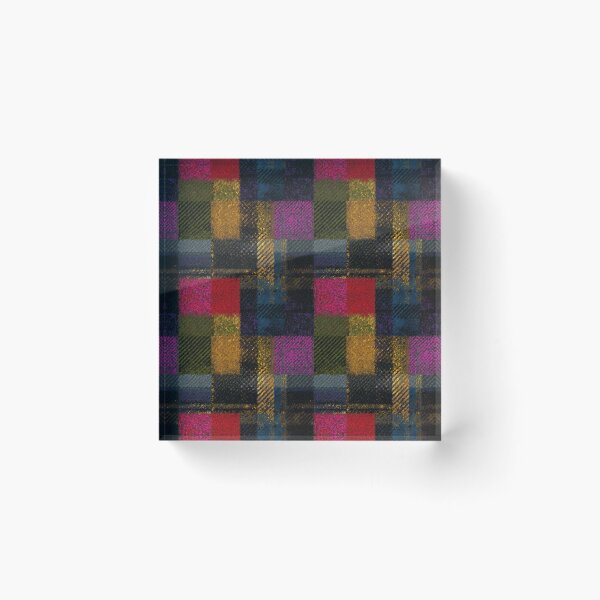 Item preview, Patchwork Plaid Grunge Tartan Pattern designed and sold by bubblegoth.
