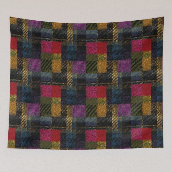 Item preview, Patchwork Plaid Grunge Tartan Pattern designed and sold by bubblegoth.