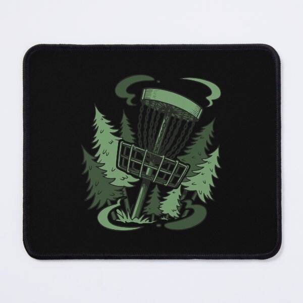 Item preview, Disc Golf Basket In Forest Funny Disc Golf Scene designed and sold by LuminOrb.