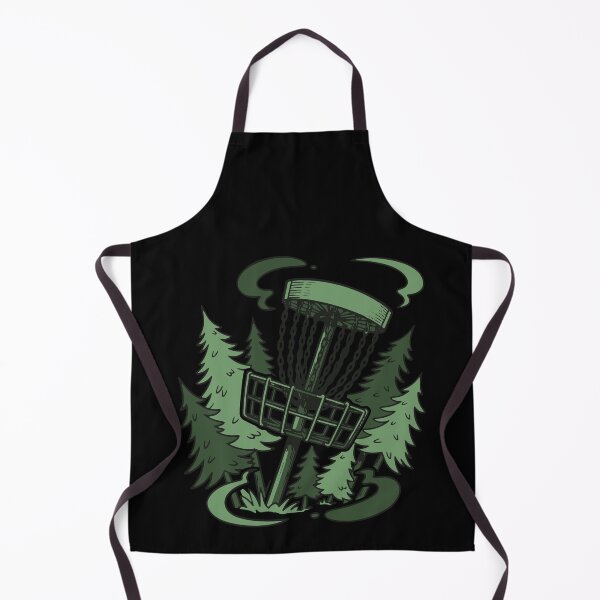 Item preview, Disc Golf Basket In Forest Funny Disc Golf Scene designed and sold by LuminOrb.