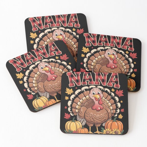 Item preview, Nana Thanksgiving Turkey Bow Tie Fall Pumpkins Floral  designed and sold by KotexTemu.