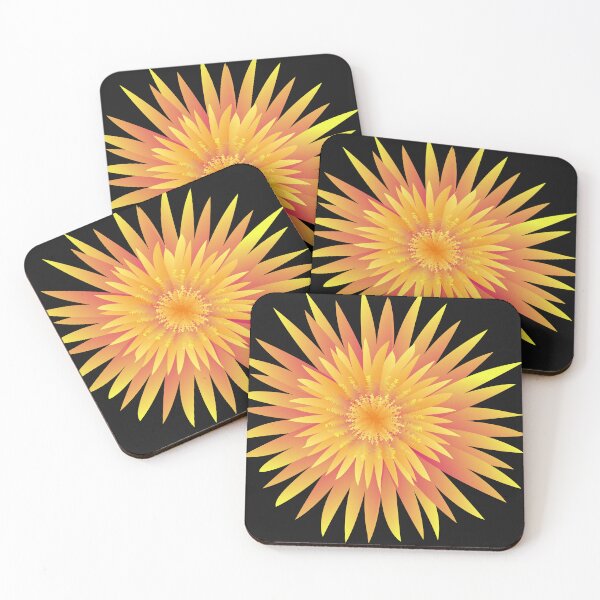 Item preview, Illustrations of flowers, orange-red flames, the sun, and energy. designed and sold by wonghong.