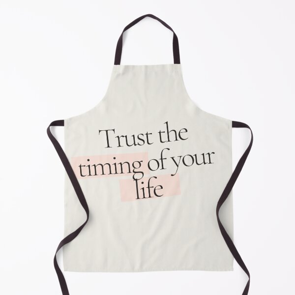 Item preview, Trust The Timing Of Your Life - Inspirational Quote designed and sold by MindNestQuotes.