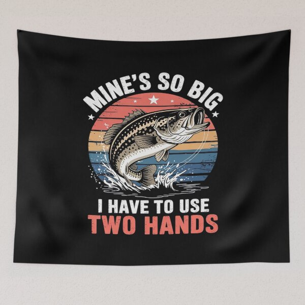Item preview, Fishing-Mines Big Use Two Hands Bass Fish Dad  designed and sold by CombatTask.