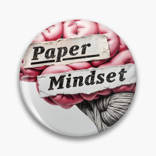 Item preview, Stylized brain with torn paper labels on black background, bold look designed and sold by Creative88Art.