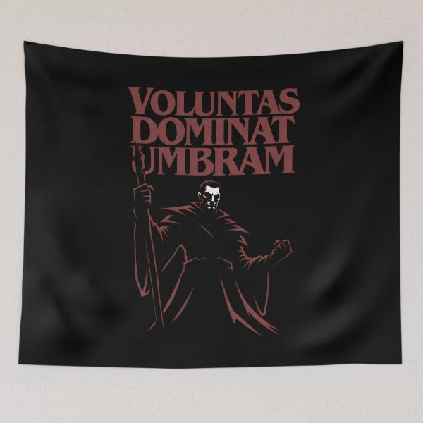 Item preview, Voluntas Dominat Umbram Dark Shadow Sorcerer Fantasy Art designed and sold by SplashTastic.