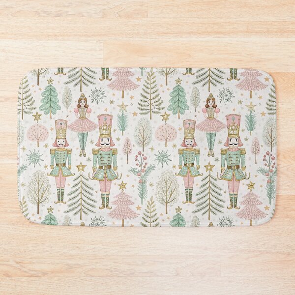 Item preview, Elegant pastel design with nutcracker soldiers designed and sold by Merrylands Artshop.