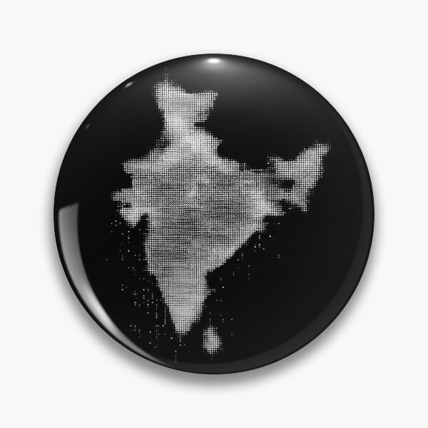 Item preview, India Dot Map designed and sold by ocean-deep.
