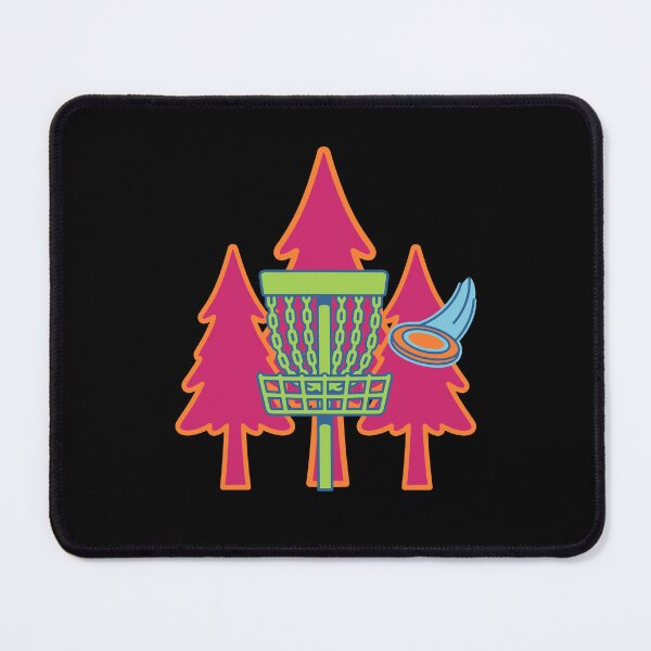 Item preview, Disc Golf Basket Flying Disc Golfing Forest Scene designed and sold by LuminOrb.