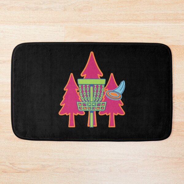 Item preview, Disc Golf Basket Flying Disc Golfing Forest Scene designed and sold by LuminOrb.